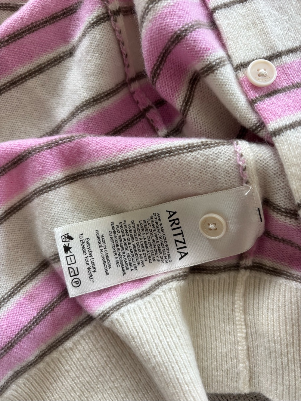 Aritiza Bare Cashmere Noteworthy Cardigan - Picture 8 of 9